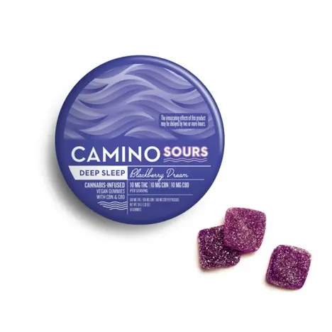 Image of Camino Sour Blackberry Dream Deep Sleep Gummies